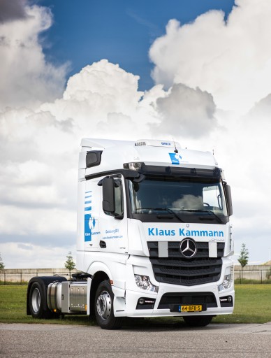 Historischer KAMMANN Lkw im bisherigen Fahrzeugdesign