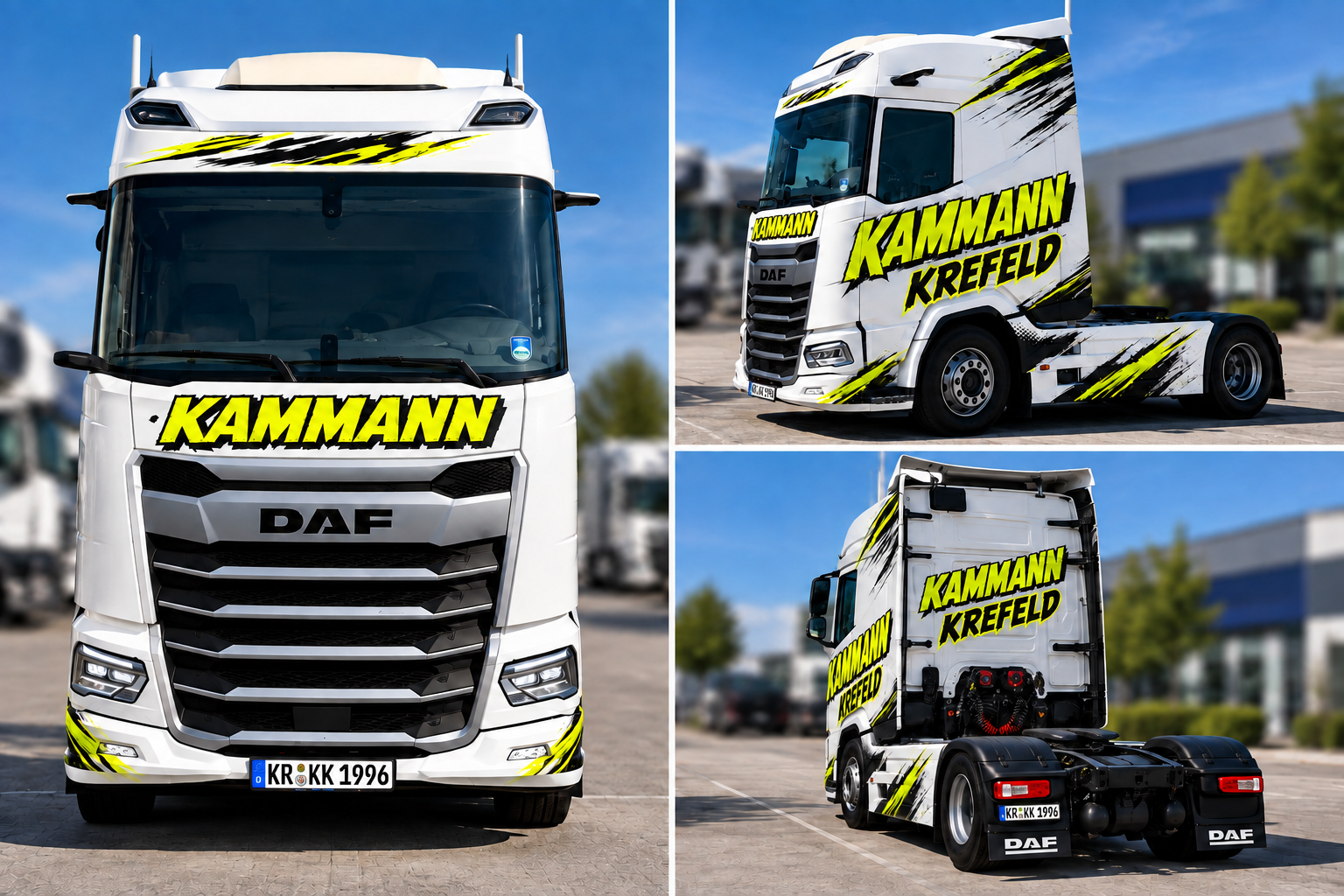 KAMMANN Fahrzeugdesign – Front, Seiten- und Heckansicht
